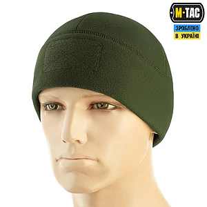 Шапка флисовая M-Tac Watch Cap Elite с Velcro. Олива