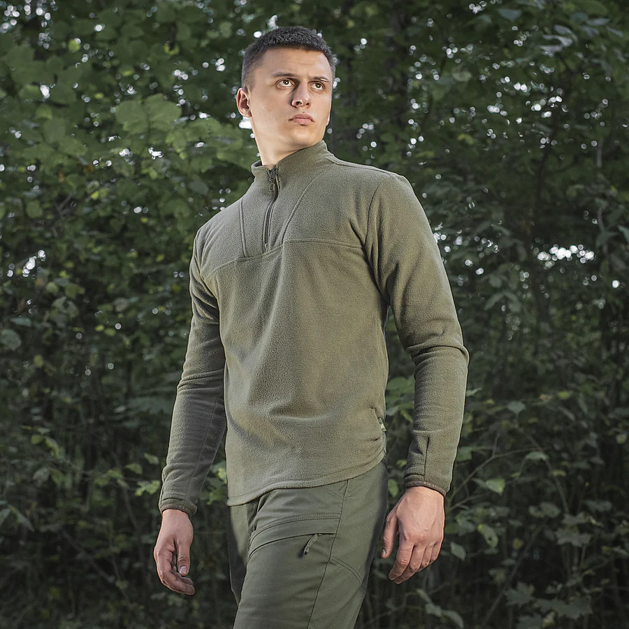 Кофта флісова M-Tac Delta Fleece. Зелена Олива