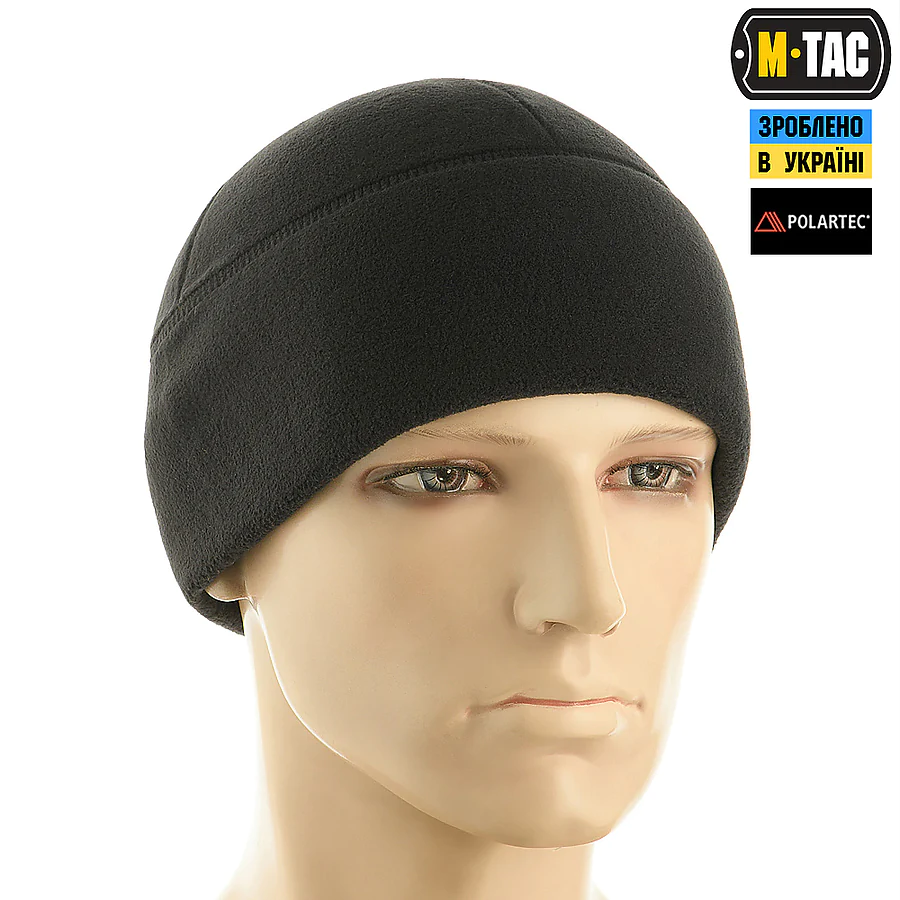 Шапка флісова M-Tac Watch Cap Polartec. Чорний