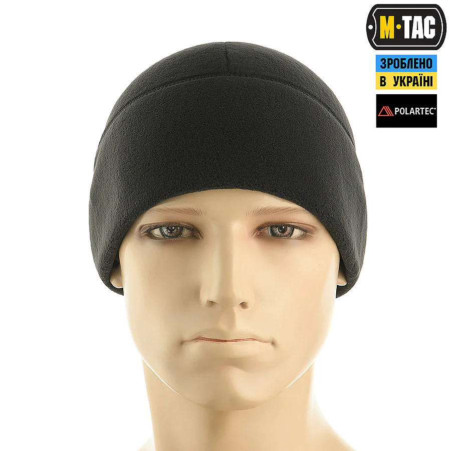 Шапка флісова M-Tac Watch Cap Polartec. Чорний