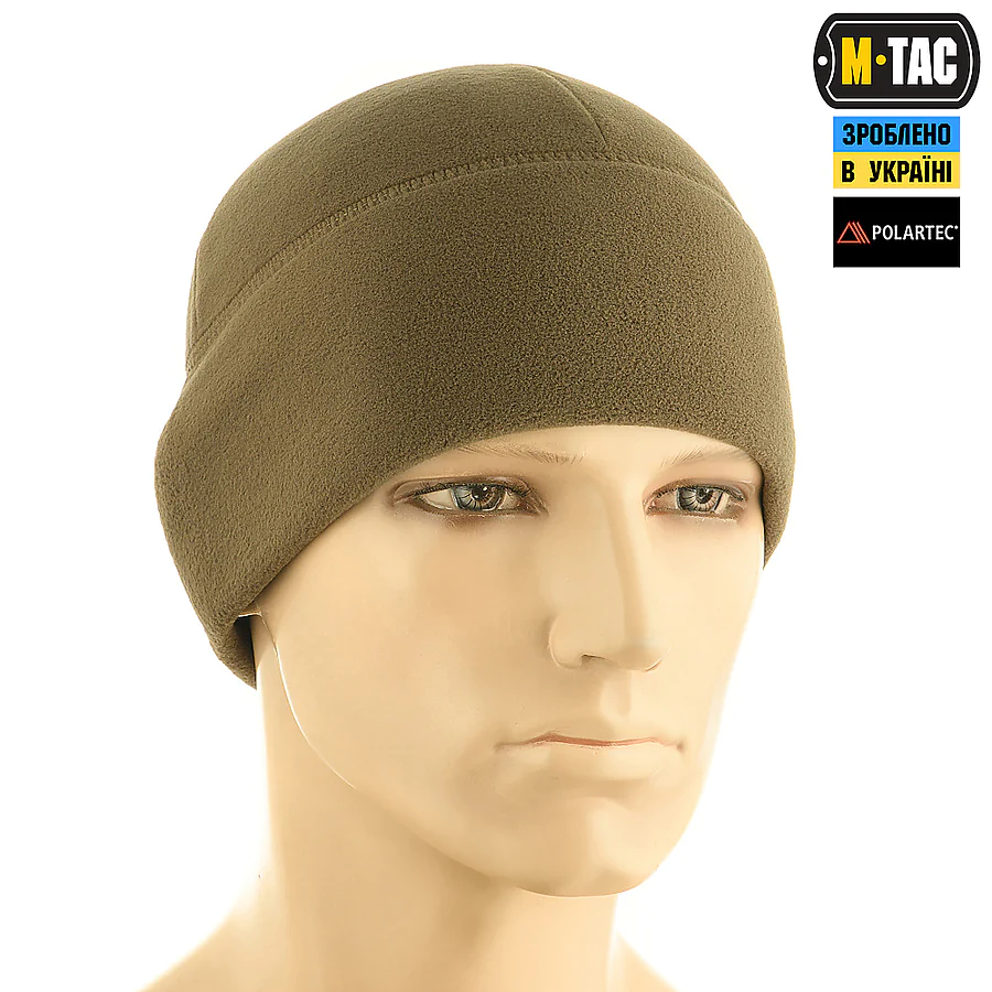 Шапка флісова M-Tac Watch Cap Polartec. Коричневий