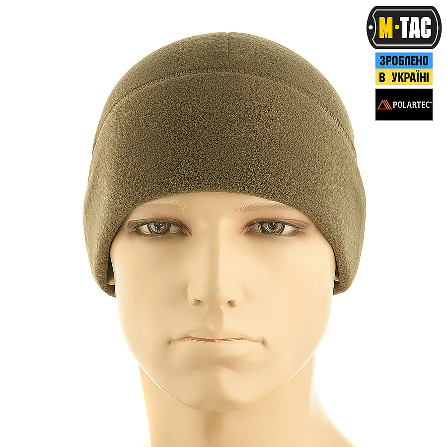 Шапка флісова M-Tac Watch Cap Polartec. Коричневий