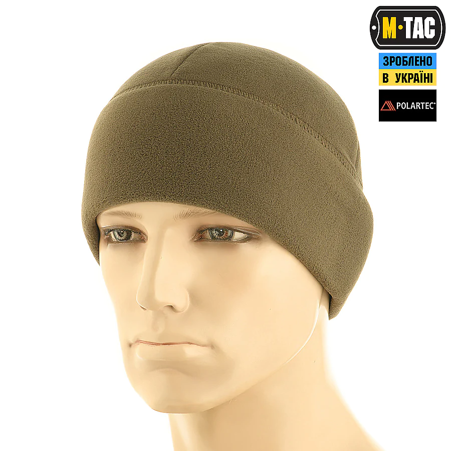 Шапка флісова M-Tac Watch Cap Polartec. Коричневий