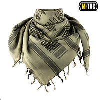 Шарф шемаг, арафатка M-Tac с тризубом. Зеленый