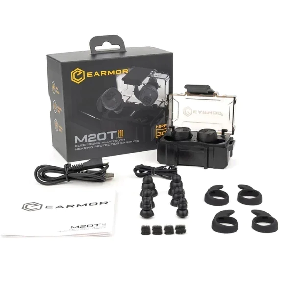Активні навушники (беруші) EARMOR M20T Pro. Чорний