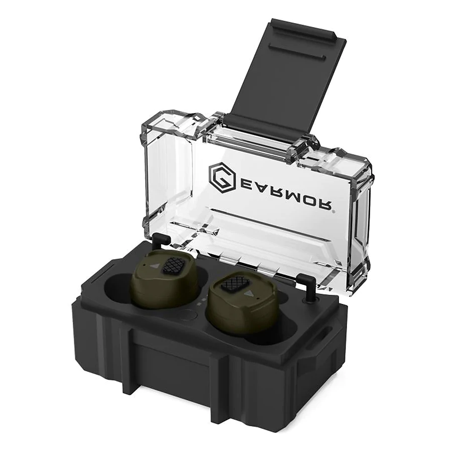 Активні навушники (беруші) EARMOR M20T Pro. Олива