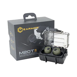 Активні навушники (беруші) EARMOR M20T Pro. Олива