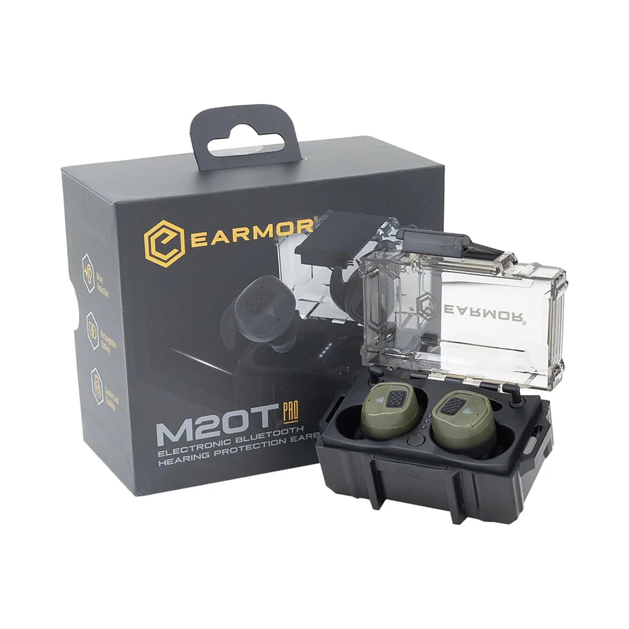 Активні навушники (беруші) EARMOR M20T Pro. Олива