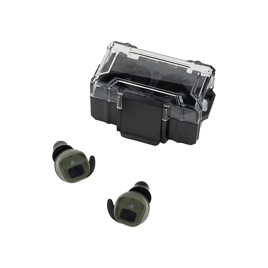 Активні навушники (беруші) EARMOR M20T Pro. Олива