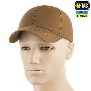 Тактическая кепка M-Tac Elite Flex рип-стоп. Койот