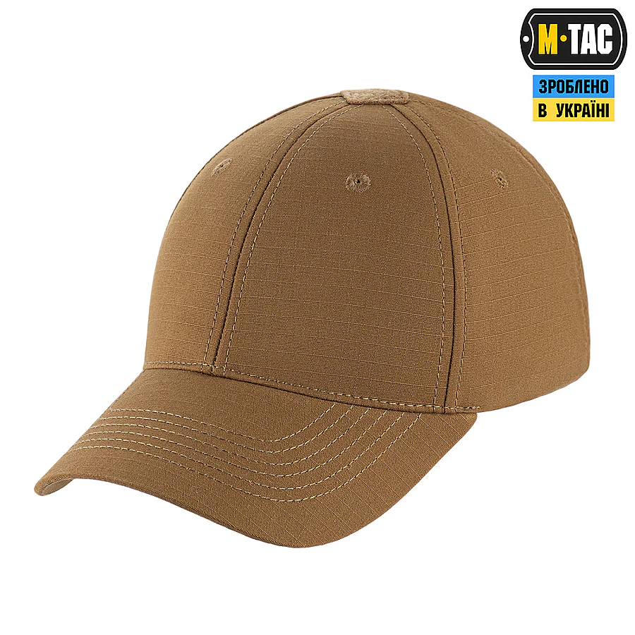 Тактична кепка M-Tac Elite Flex ріп-стоп. Койот
