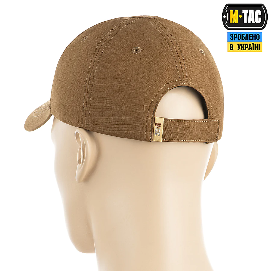 Тактична кепка M-Tac Elite Flex ріп-стоп. Койот