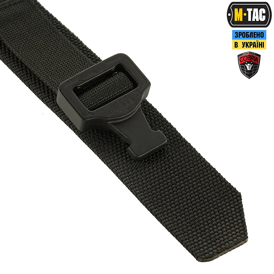 Тактический ремень M-Tac Cobra Buckle Belt Gen.II. Черный