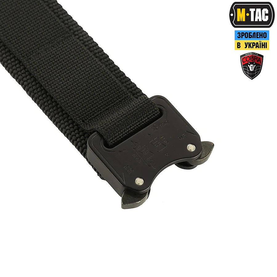 Тактический ремень M-Tac Cobra Buckle Belt Gen.II. Черный