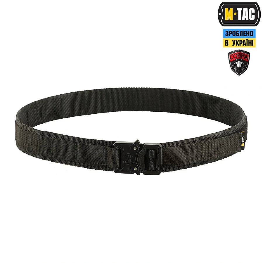 Тактический ремень M-Tac Cobra Buckle Belt Gen.II. Черный