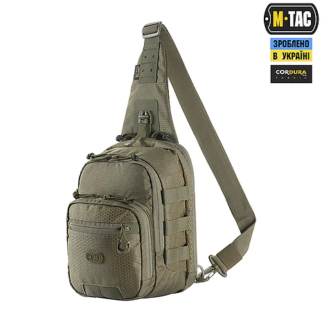 Сумка через плечо M-Tac Cross Bag Elite Hex. Олива