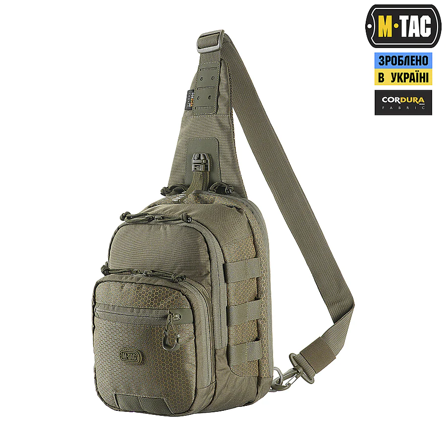 Сумка через плече M-Tac Cross Bag Elite Hex. Олива