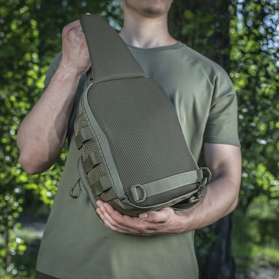 Сумка через плече M-Tac Cross Bag Elite Hex. Олива