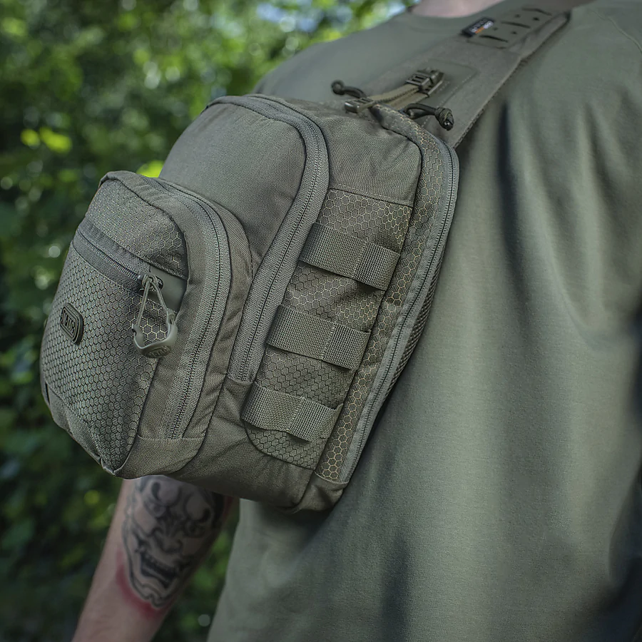 Сумка через плече M-Tac Cross Bag Elite Hex. Олива