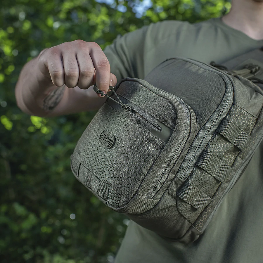 Сумка через плече M-Tac Cross Bag Elite Hex. Олива