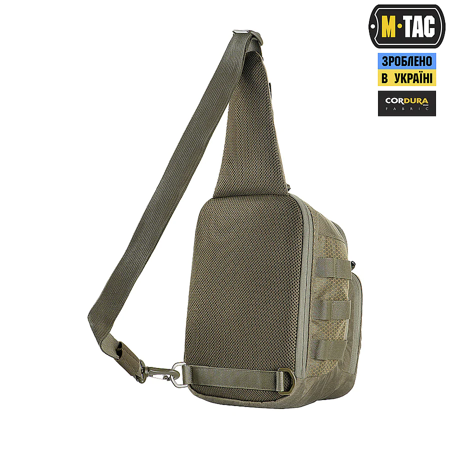 Сумка через плече M-Tac Cross Bag Elite Hex. Олива