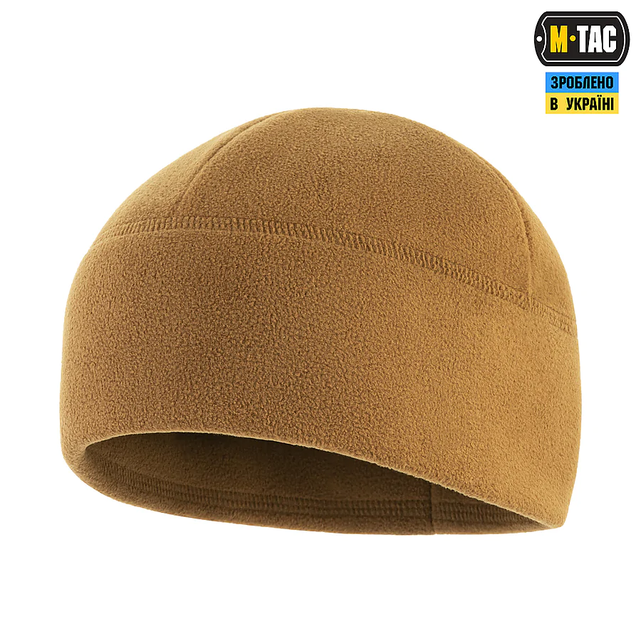 Шапка флісова M-Tac Watch Cap Elite із Slimtex. Койот