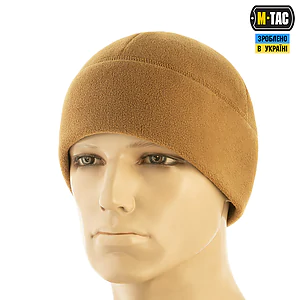 Шапка флисовая M-Tac Watch Cap Elite из Slimtex. Койот