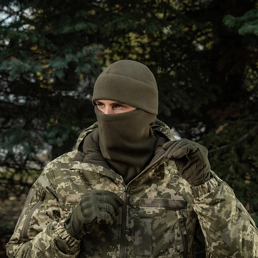 Шапка флисовая M-Tac Watch Cap Elite из Slimtex. Хаки