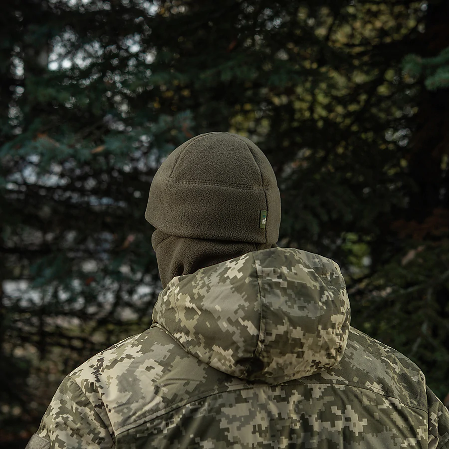 Шапка флисовая M-Tac Watch Cap Elite из Slimtex. Хаки