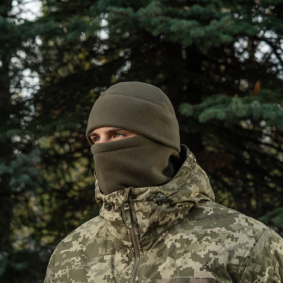 Шапка флисовая M-Tac Watch Cap Elite из Slimtex. Хаки
