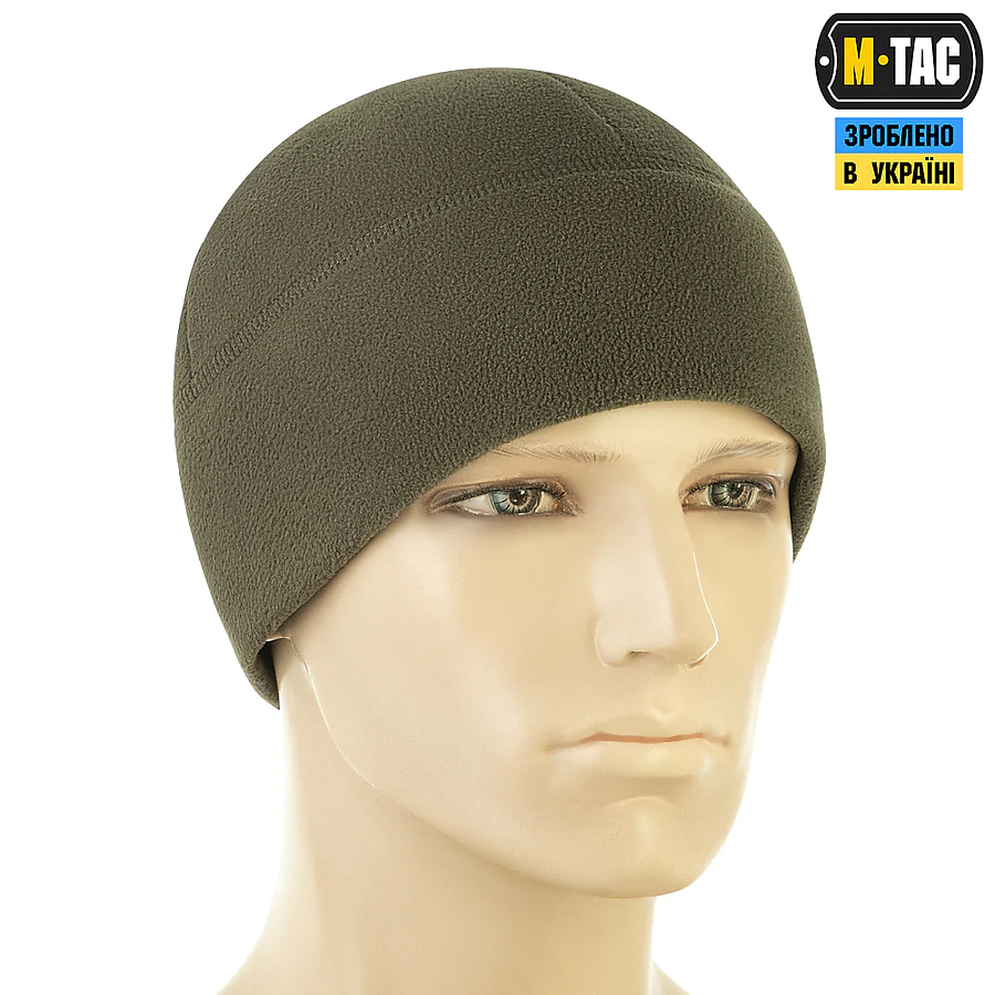 Шапка флисовая M-Tac Watch Cap Elite из Slimtex. Хаки