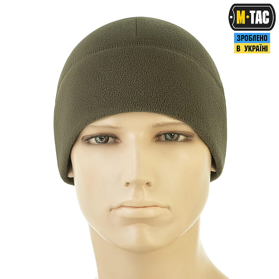 Шапка флисовая M-Tac Watch Cap Elite из Slimtex. Хаки