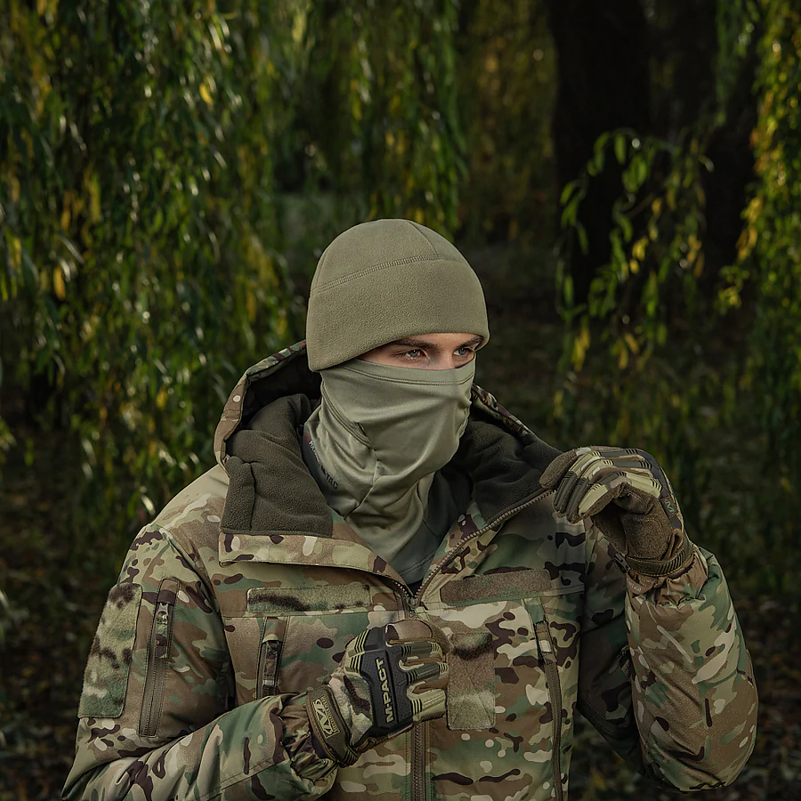 Шапка флісова M-Tac Watch Cap Elite із Slimtex. Коричневий