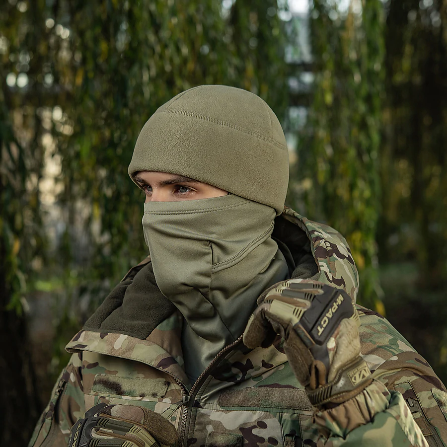 Шапка флісова M-Tac Watch Cap Elite із Slimtex. Коричневий