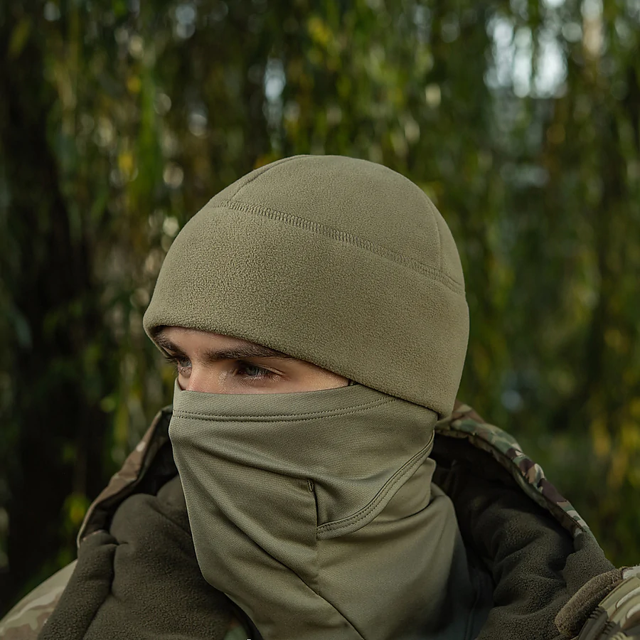 Шапка флісова M-Tac Watch Cap Elite із Slimtex. Коричневий