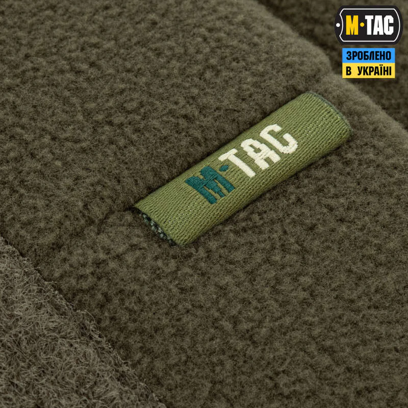 Шапка флісова M-Tac Watch Cap Elite з Velcro. Темна олива