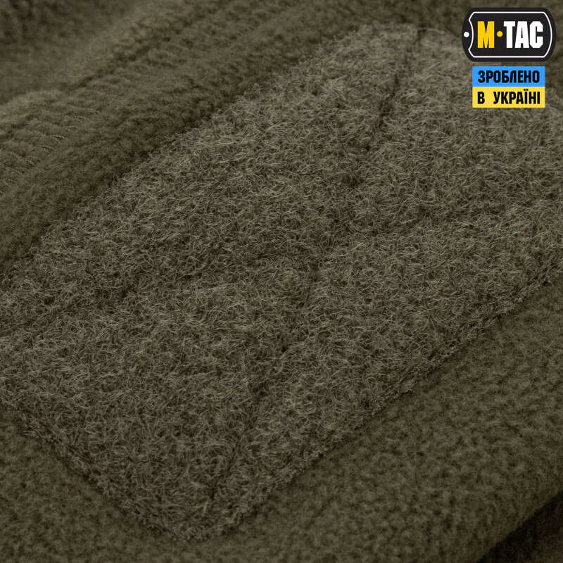 Шапка флісова M-Tac Watch Cap Elite з Velcro. Темна олива