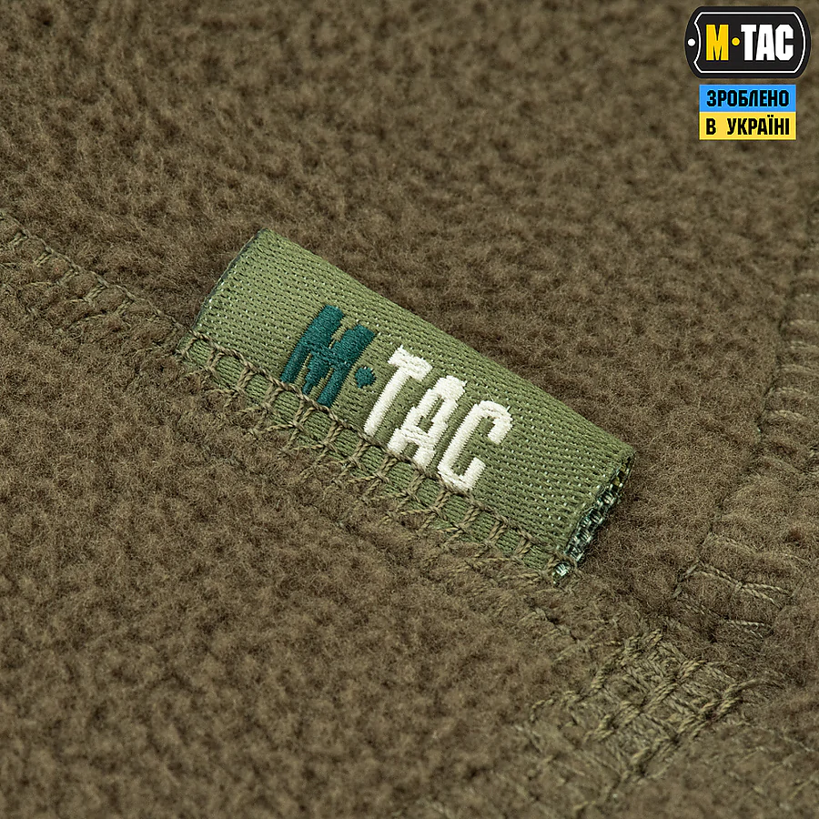 Флисовый бафф, шарф M-Tac Elite Fleece анатомический с затяжкой. Олива