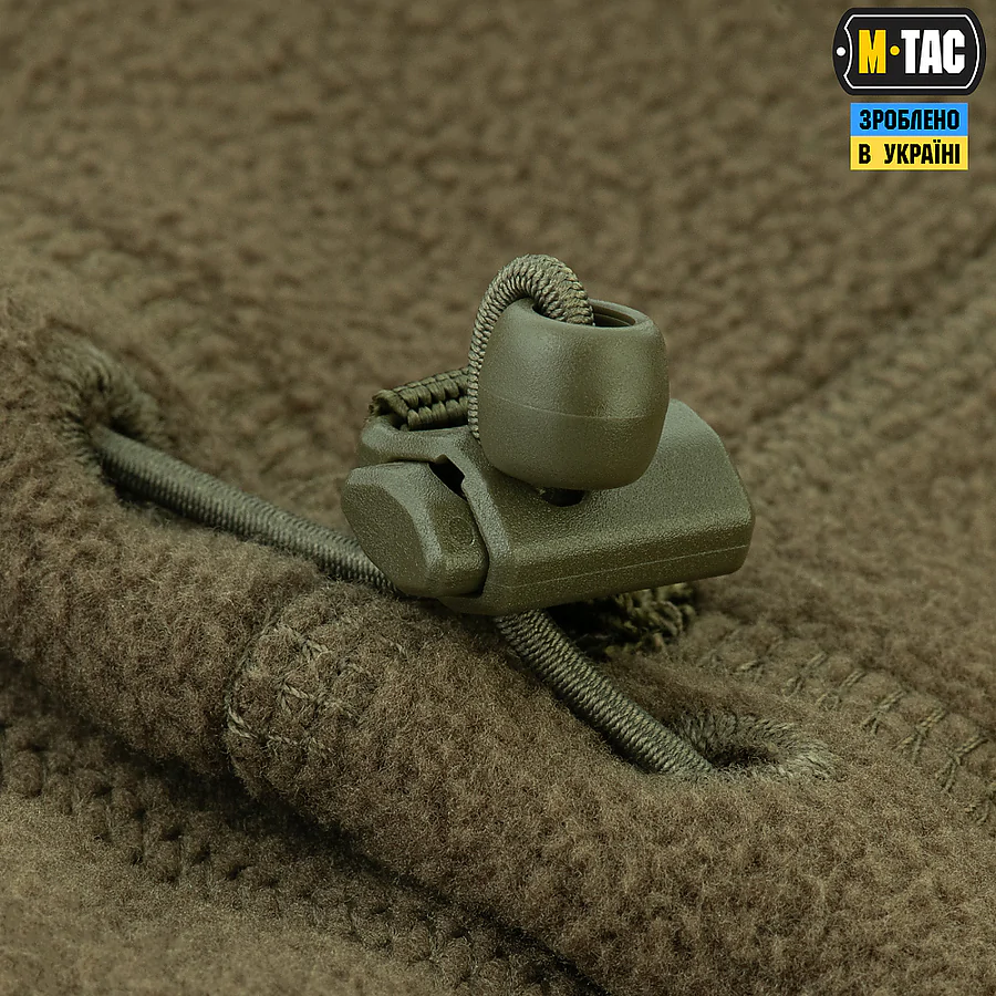 Флисовый бафф, шарф M-Tac Elite Fleece анатомический с затяжкой. Олива