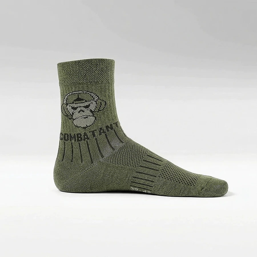 Носки трекинговые летние Combatant Patrol Core Mid Summer. Хаки