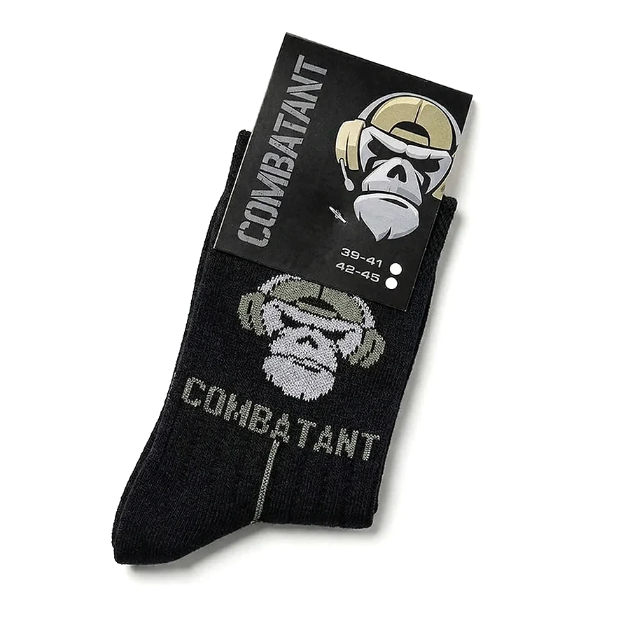Носки трекинговые летние Combatant Patrol Core Mid Summer. Черный