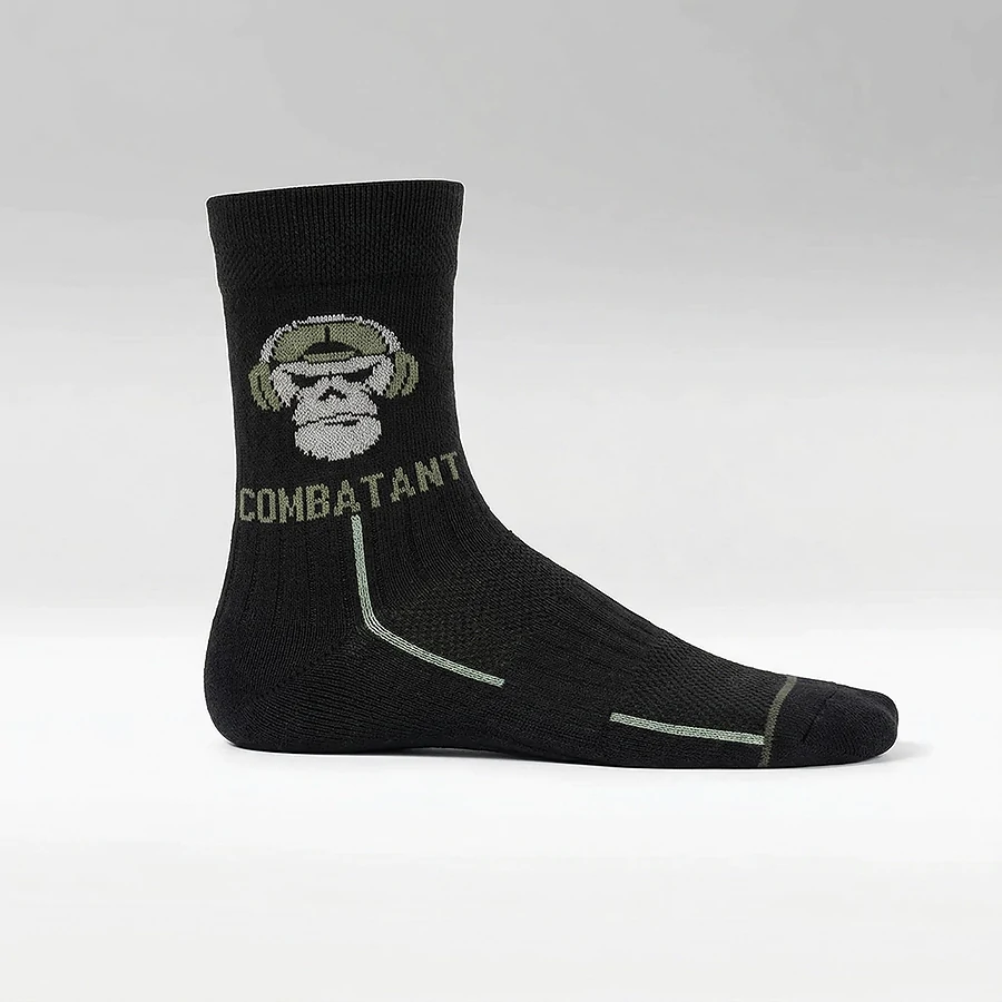 Носки трекинговые летние Combatant Patrol Core Mid Summer. Черный