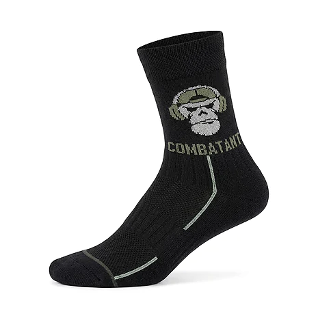 Носки трекинговые летние Combatant Patrol Core Mid Summer. Черный