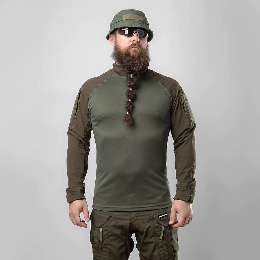 Убакс тактичний Combatant Raider Core довгий рукав. Хакі