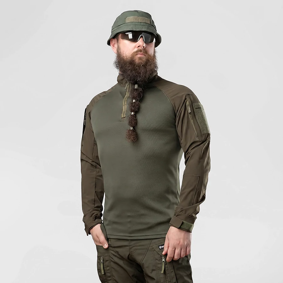 Убакс тактичний Combatant Raider Core довгий рукав. Хакі