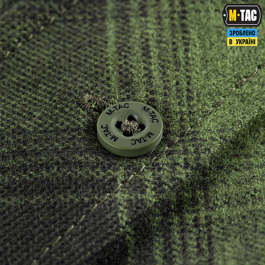 Рубашка в клетку M-Tac Lumberjack из хлопка. Олива