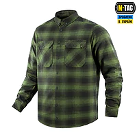 Сорочка в клітинку M-Tac Lumberjack з бавовни. Олива