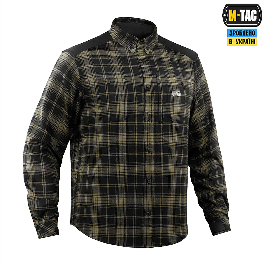 Сорочка в клітинку M-Tac Redneck Shirt. Хакі
