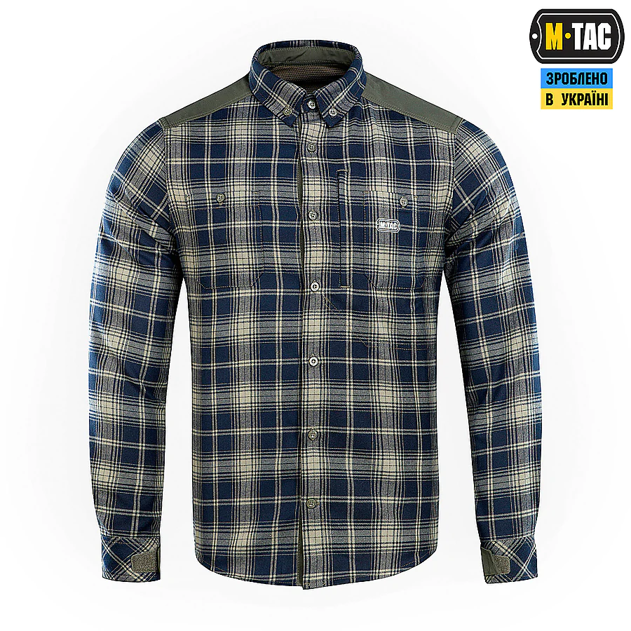 Сорочка в клітинку M-Tac Redneck Shirt. Синій