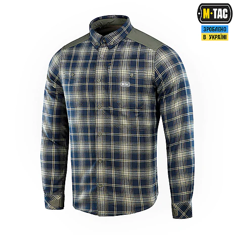 Сорочка в клітинку M-Tac Redneck Shirt. Синій